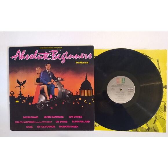 David Bowie Absolute Beginners Original Soundtrack Vinyl LP Record Sade 1986 CRC - Picture 2 of 4